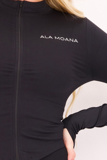 Sculpt Zip Jacket | Black