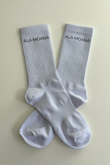 Ala Moana Socks | White