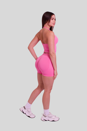 Signature Halterneck Tank | Pink