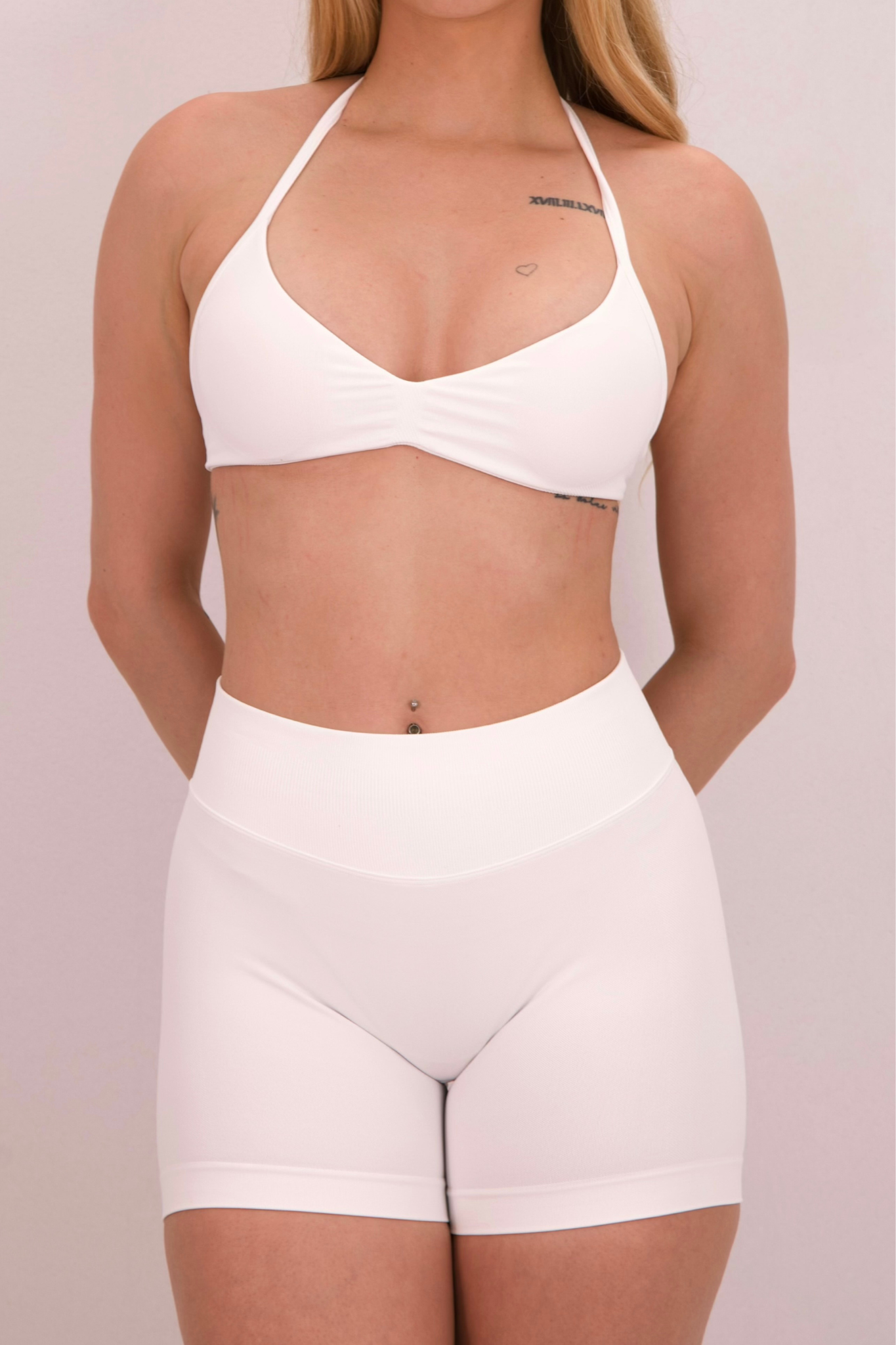Sculpt Compression Shorts | Milk White