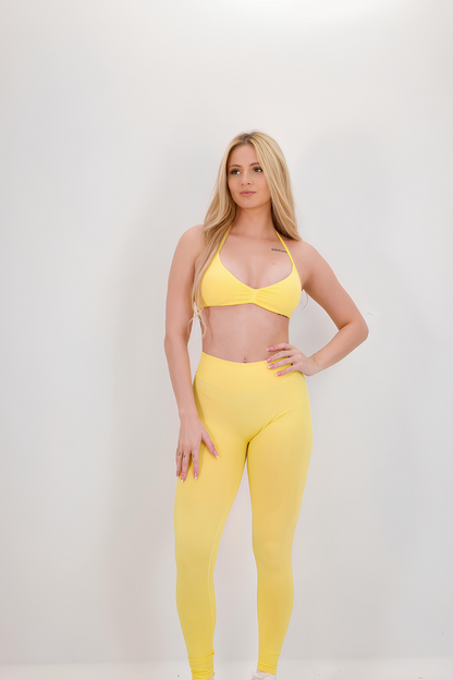 Sculpt Compression Leggings | Lemon