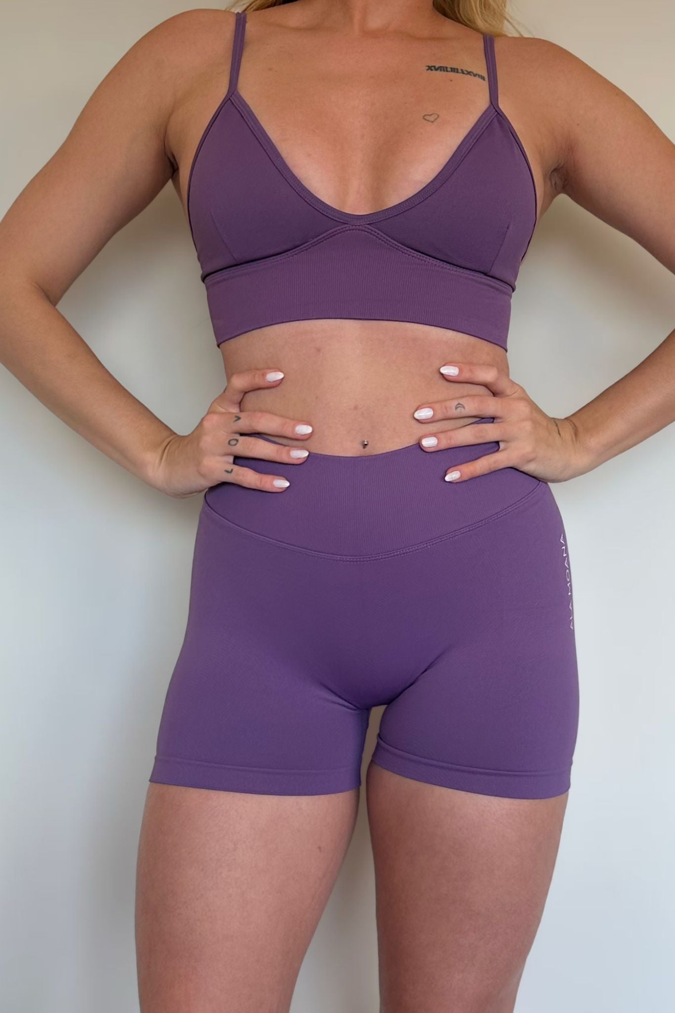 Sculpt V-back Set | Violet Purple