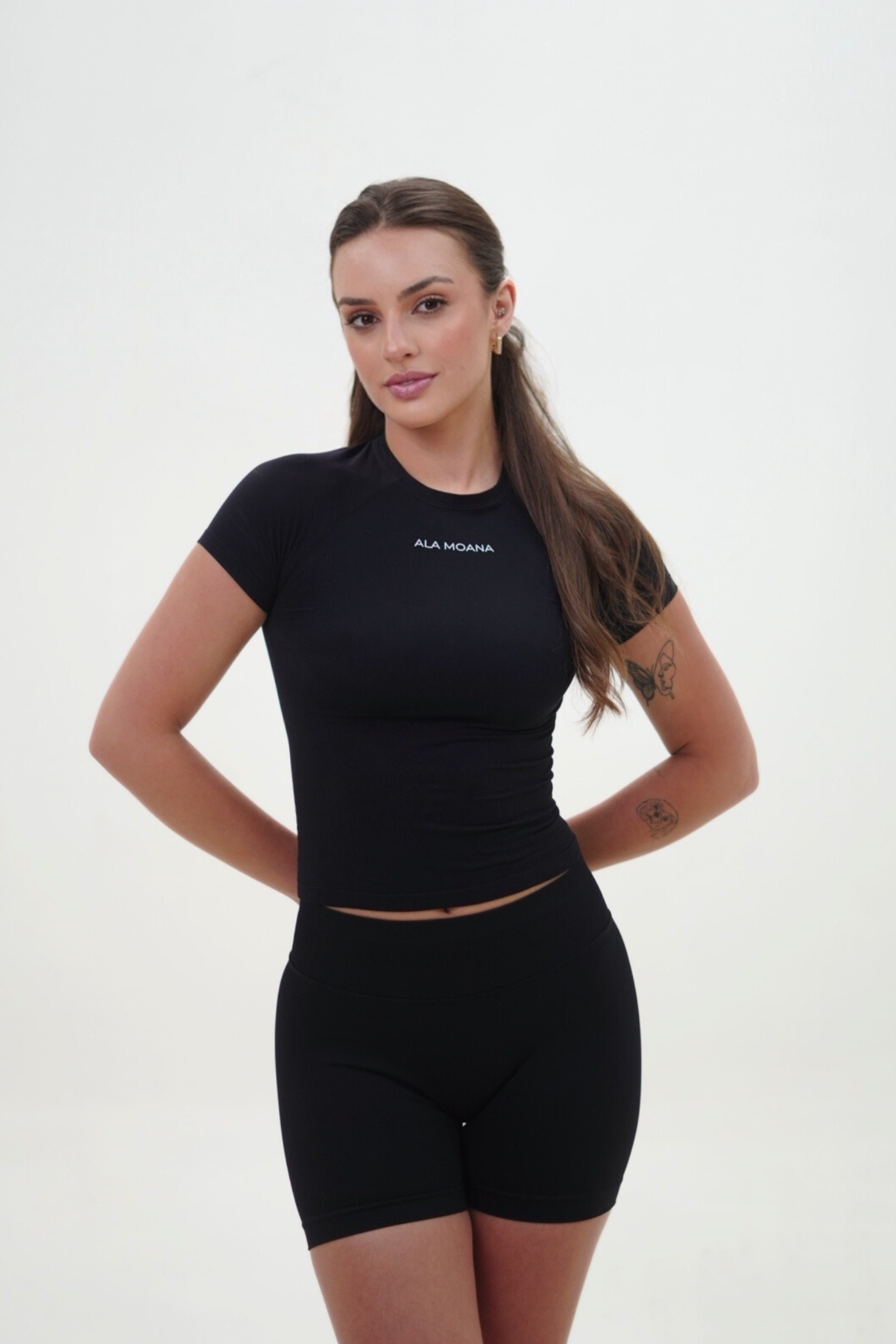 Sculpt Short Sleeve Tee | Black