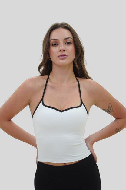 Outline Frame Tank | White