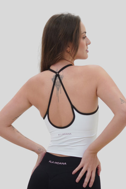 Outline Frame Tank | White