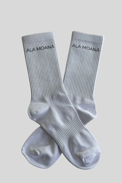 Ala Moana Socks | White