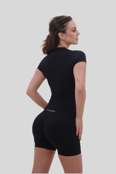 Sculpt Short Sleeve Tee | Black