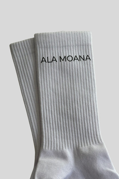 Ala Moana Socks | White