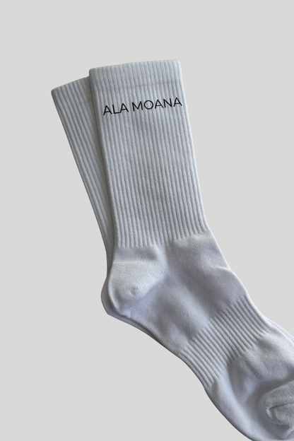 Ala Moana Socks | White
