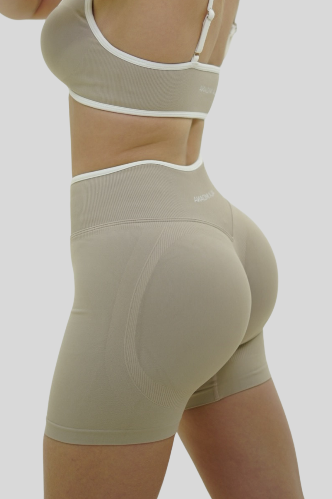Ribbed Lift Shorts | Khaki