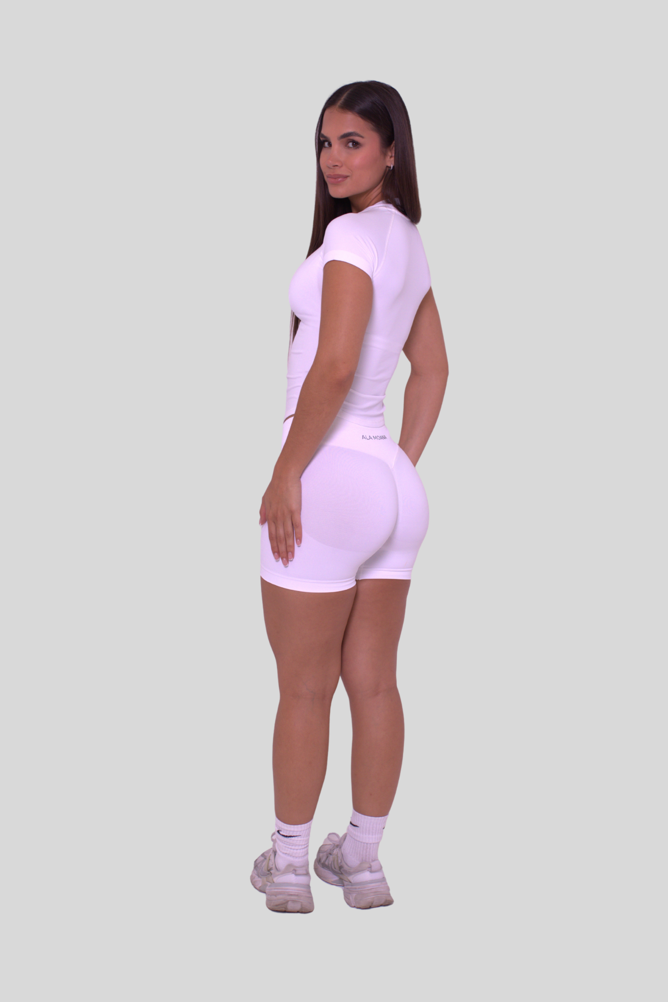 Sculpt Short Sleeve Tee | White