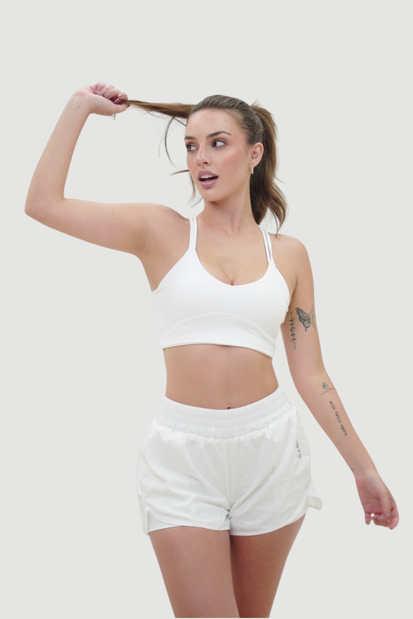 Elite Run Shorts | White