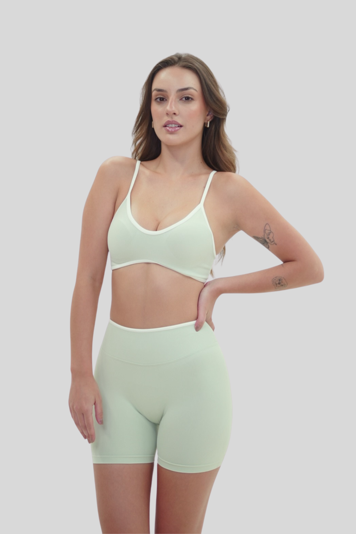 Ribbed Lift Shorts | Jelly Mint