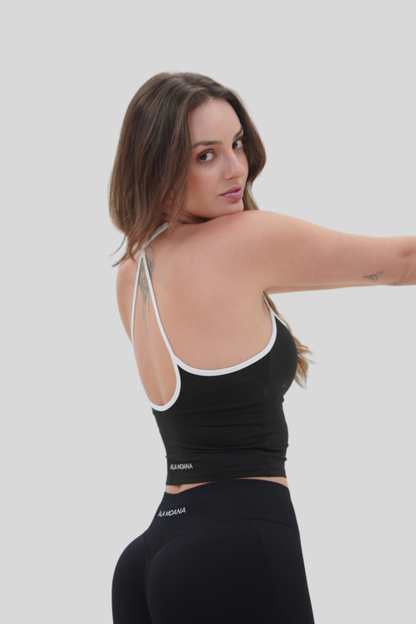 Outline Frame Tank | Black