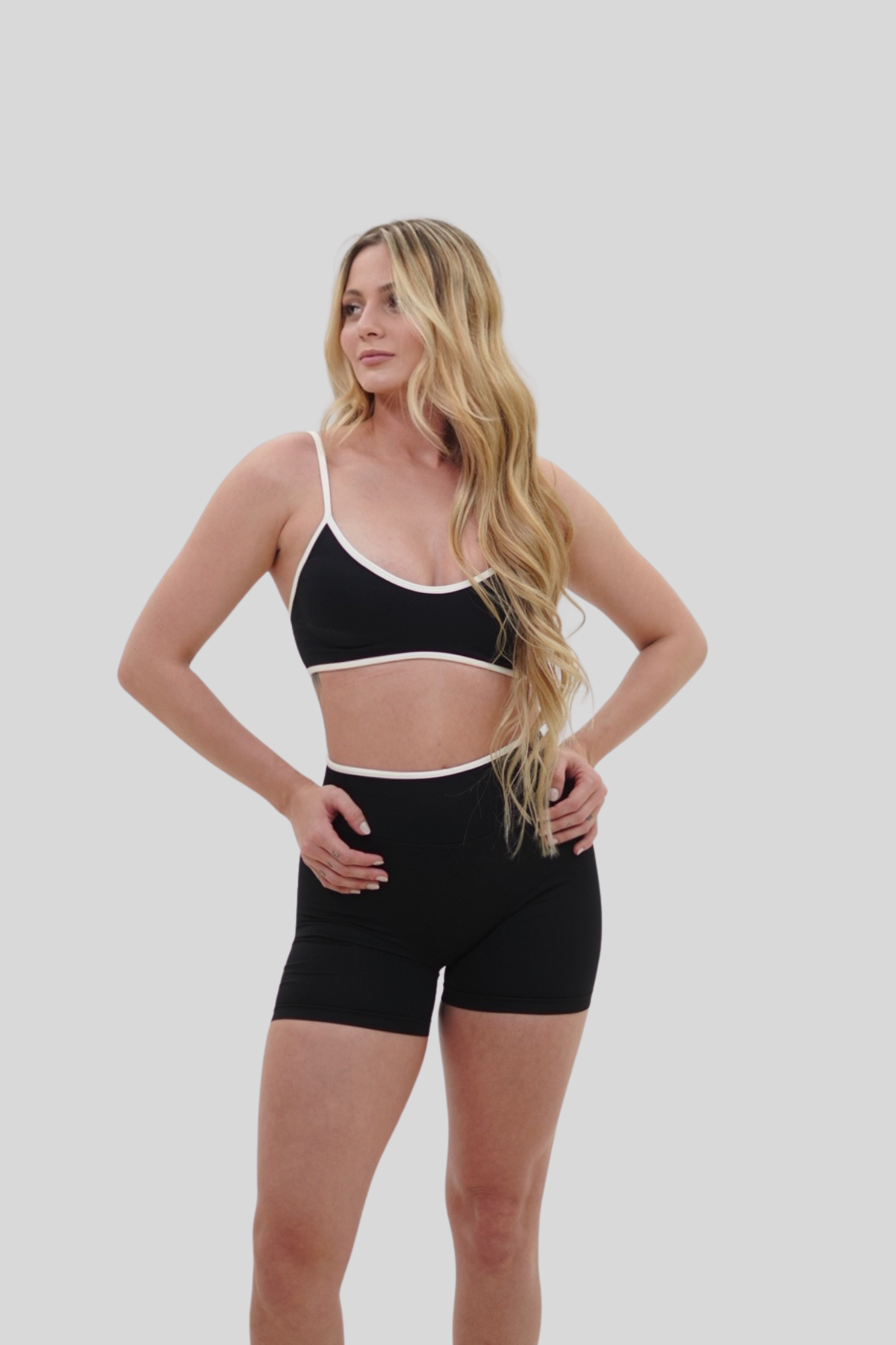 Ribbed Lift Shorts | Black