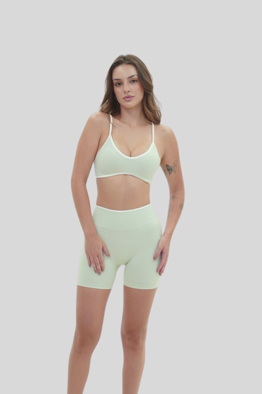 Ribbed Lift Shorts | Jelly Mint