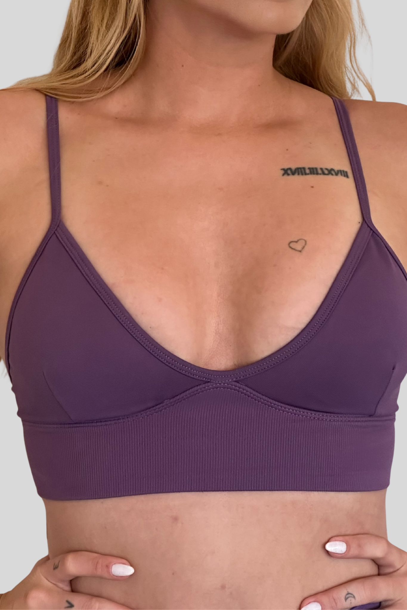 Sculpt V-back Set | Violet Purple