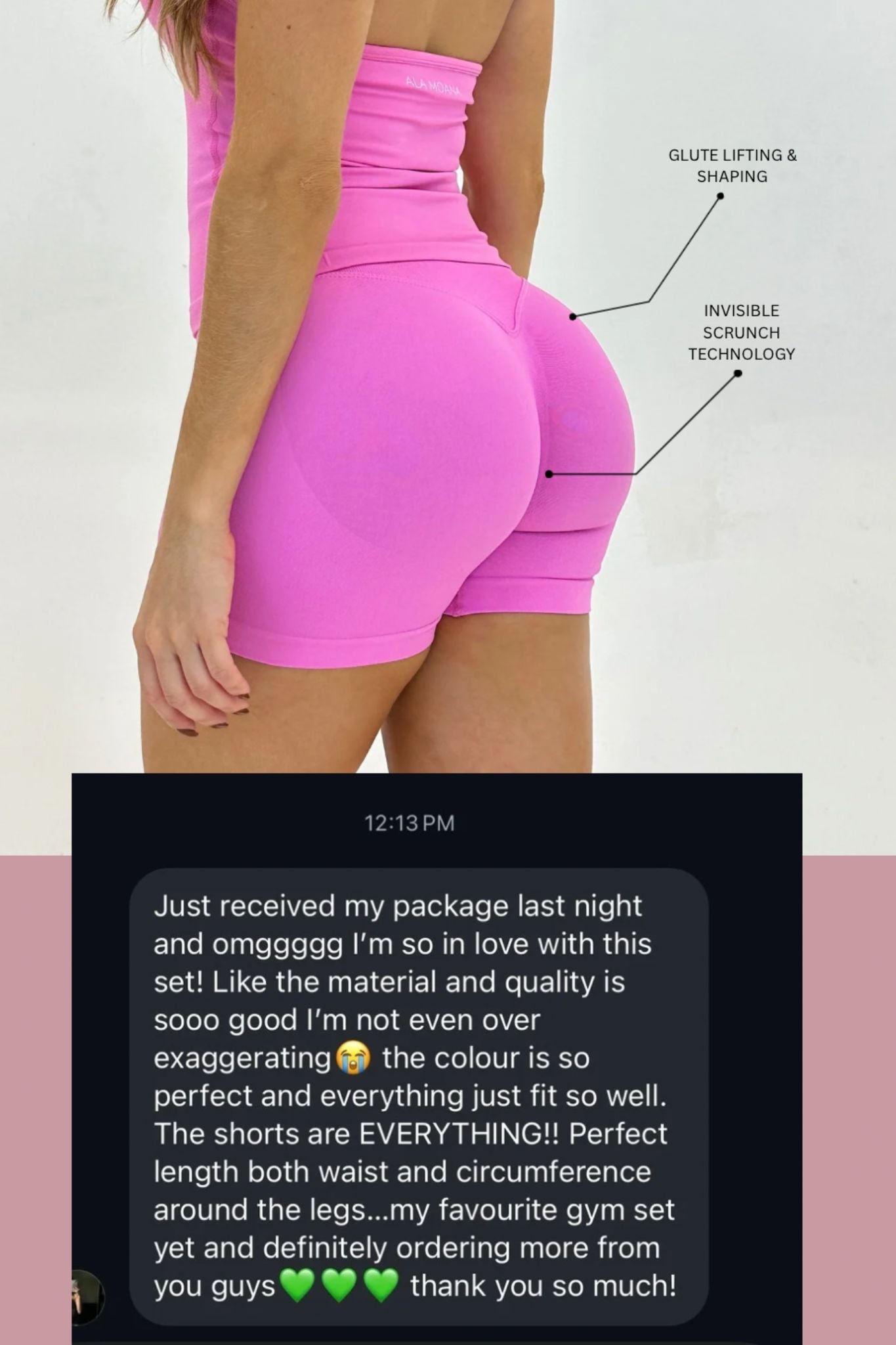 Sculpt Compression Shorts | Barbie Pink